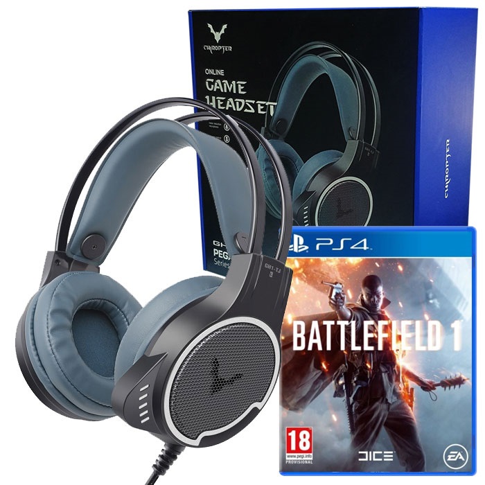 Audifono Juego Online Gh1-Tj + Juego Battlefield 1 